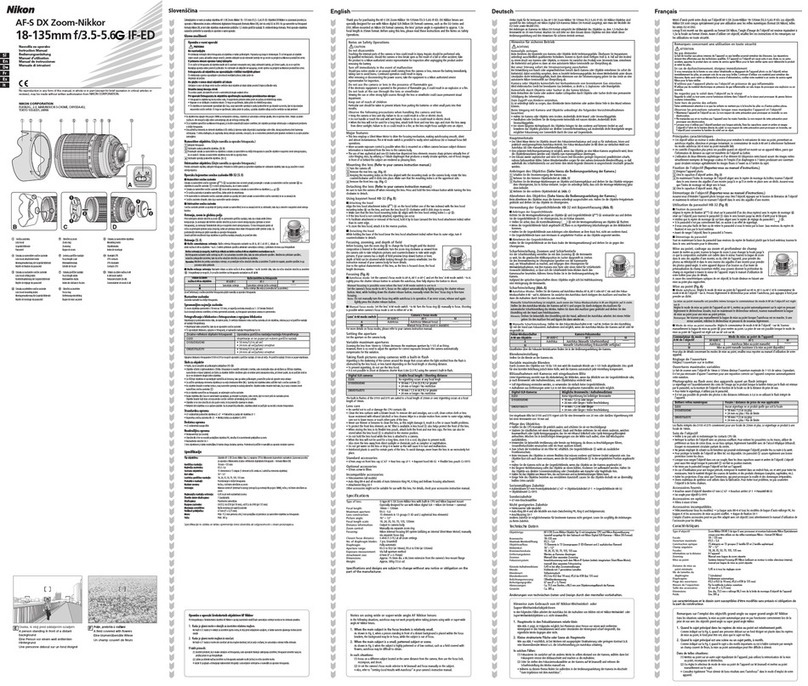 Nikon AF-S instruction manual