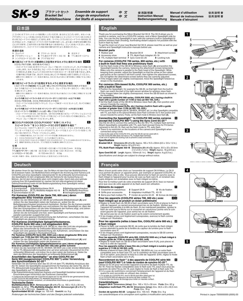 Nikon SK-9 User manual