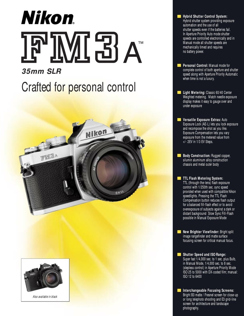 Nikon FM3A User manual