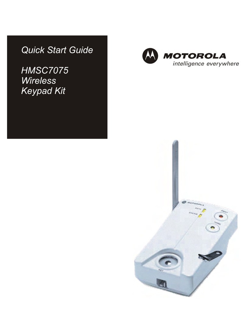 Motorola HMSC7075 quick start guide