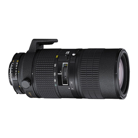 Nikon AF Zoom-Micro Nikkor ED 70-180mm f/4.5-5.6D instruction manual