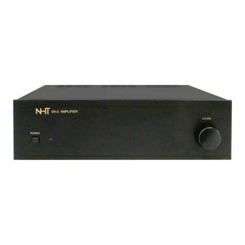 NHT SA-3 owner's manual