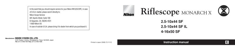 Nikon 10x44 SF User manual Nikon 10x44 SF User manual