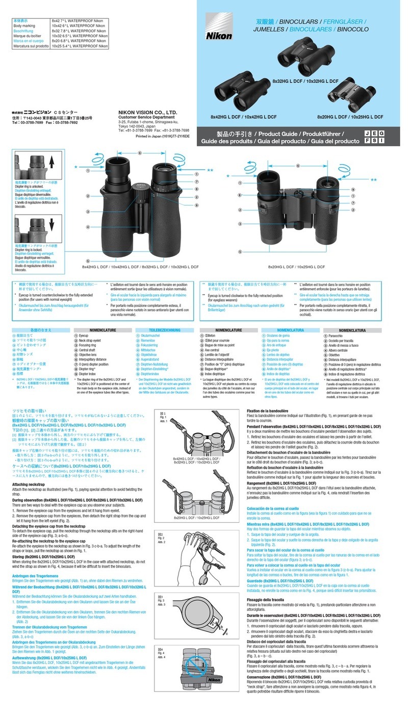 Nikon 8x20HG L DCF User manual