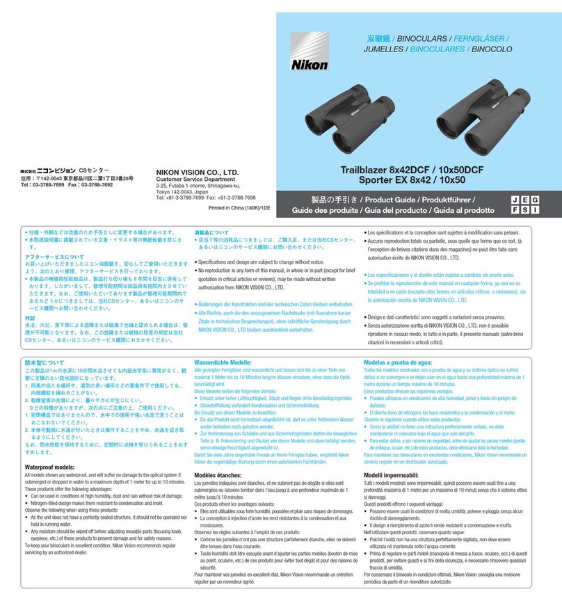 Nikon Monarch 10x36DCF Product guide