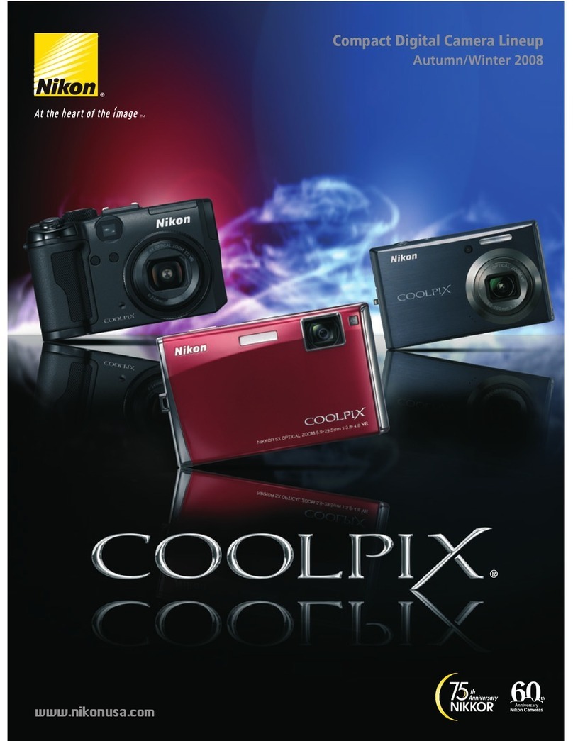 Nikon Coolpix Compact Digital Camera Brochure & specs