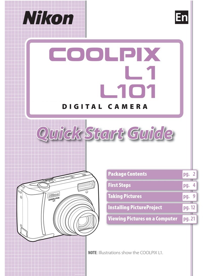 Nikon COOLPIX L101 quick start guide