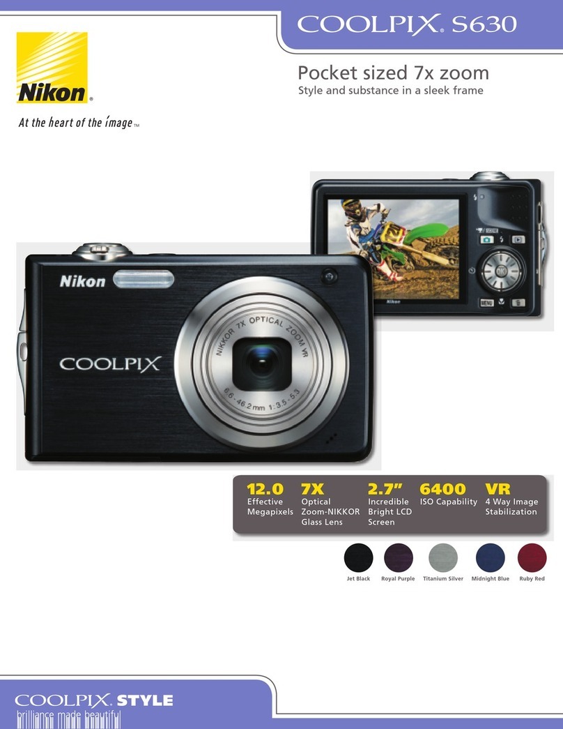 Nikon Coolpix S630 User manual