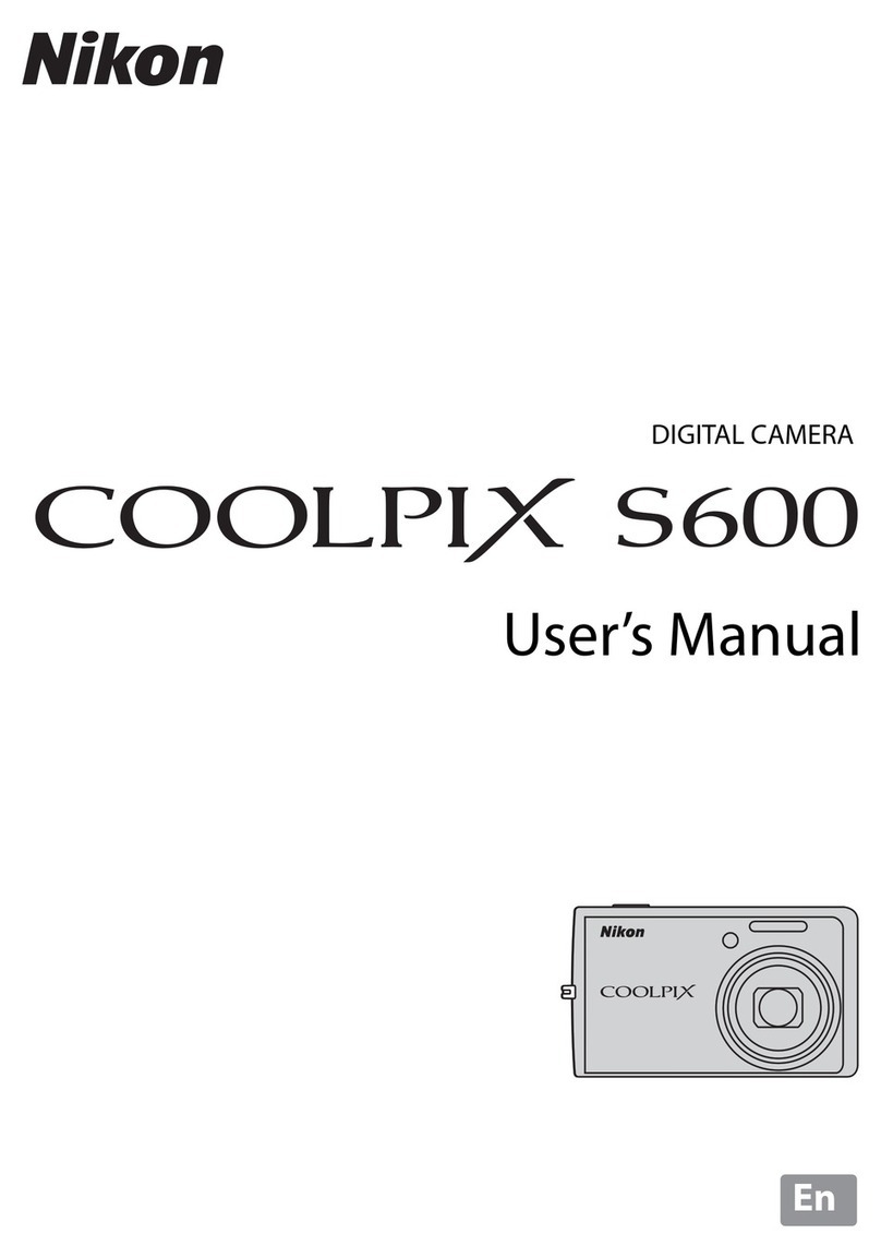 Nikon CoolPix S600 User manual