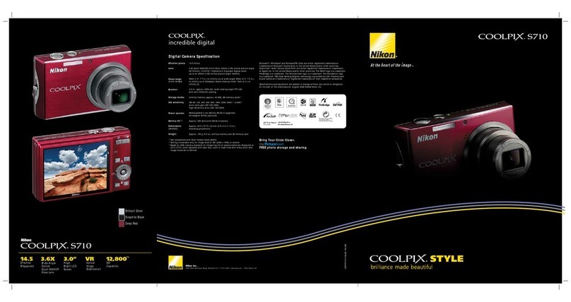 Nikon CoolPix S710 Owner's manual