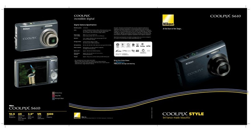 Nikon CoolPix S610 User manual