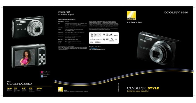 Nikon CoolPix S560 Owner's manual