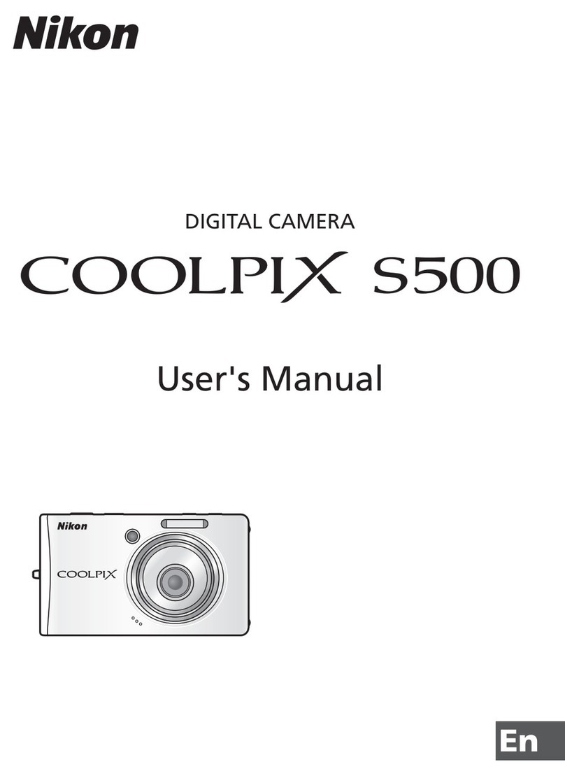 Nikon Coolpix S500 User manual