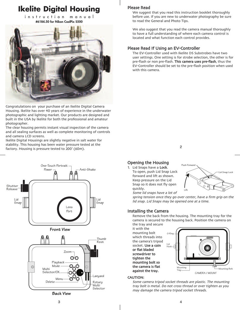 Ikelite CoolPix S500 User manual