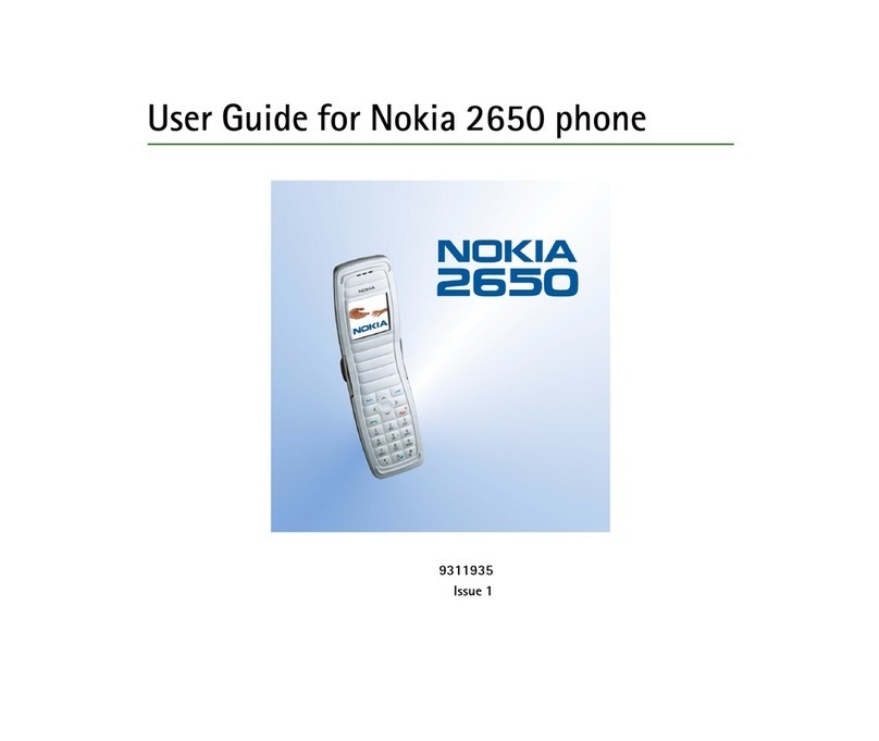 Nokia 2650 - Cell Phone 1 MB User manual