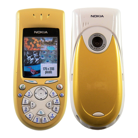 Nokia Cellphone 3600 user guide
