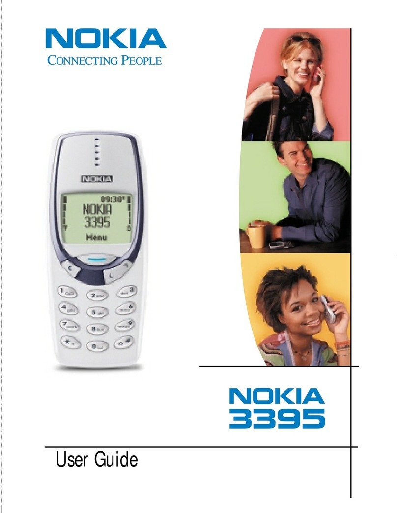 Nokia 3395 User manual Nokia 3395 User manual