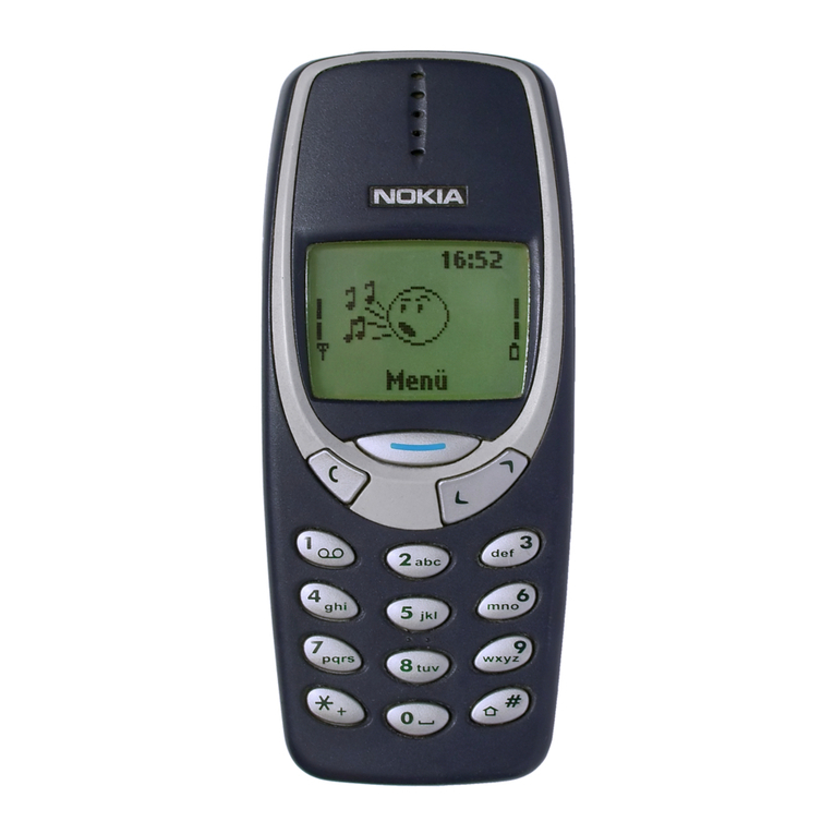 Nokia 3310 User manual Nokia 3310 User manual