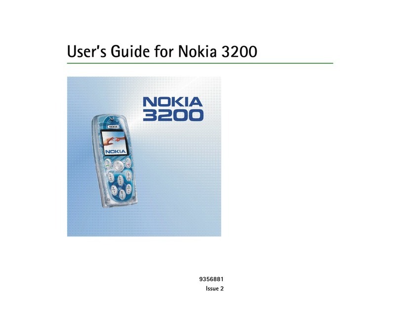 Nokia 3200 - Cell Phone - GSM User manual