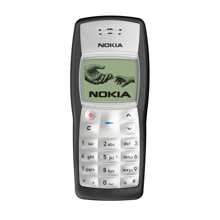 Nokia 1100 - Cell Phone - GSM User manual