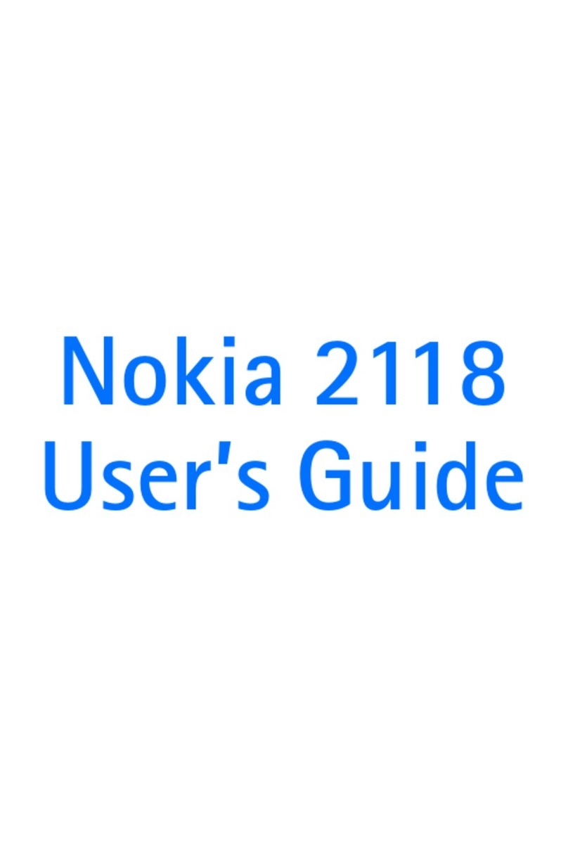 Nokia 2118 User manual Nokia 2118 User manual