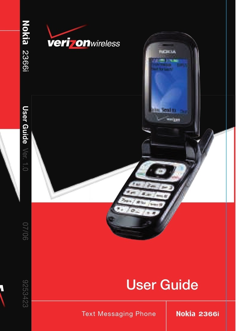 Nokia 2366i - Cell Phone - Verizon Wireless User manual