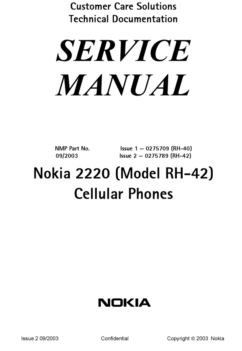 Nokia 2220 User manual