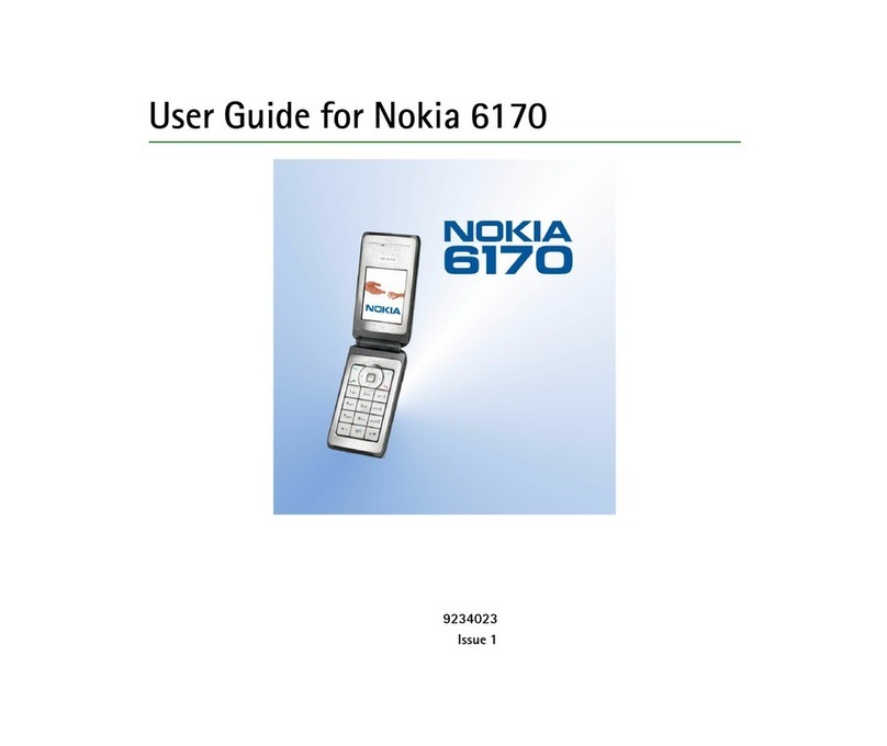 Nokia 6170 - Cell Phone - GSM User manual