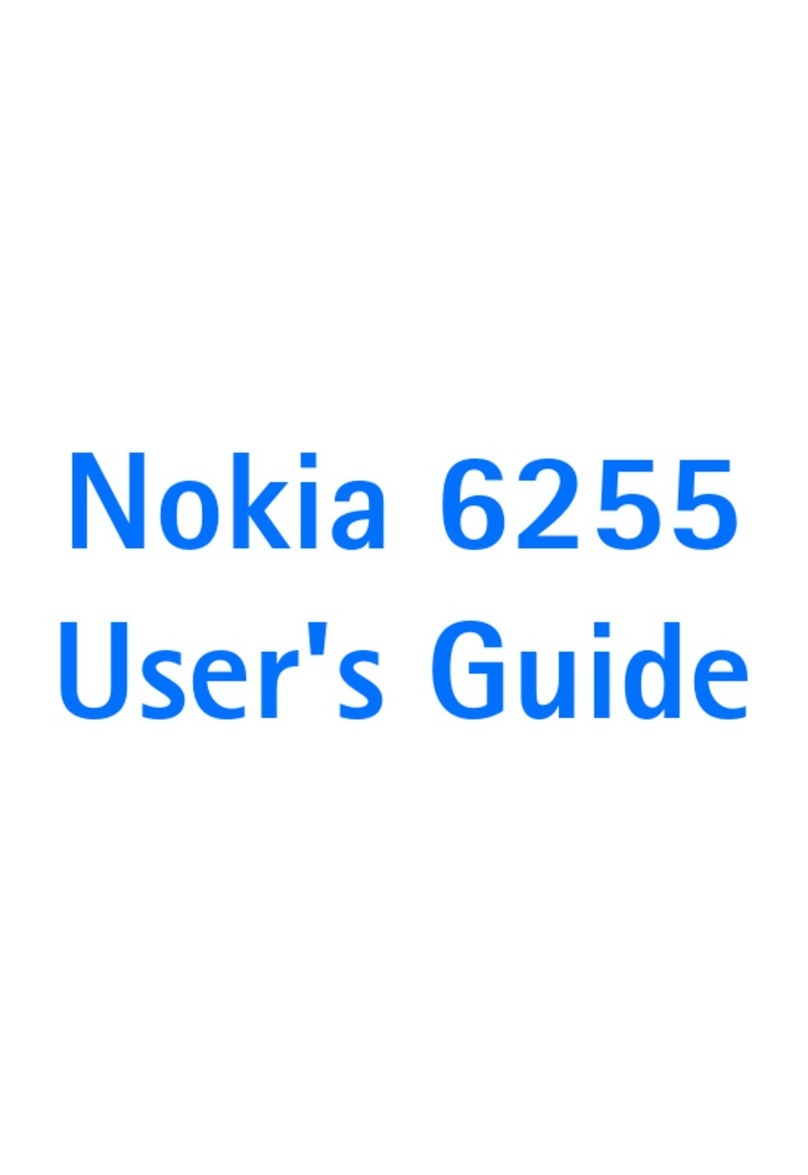Nokia 6255 User manual