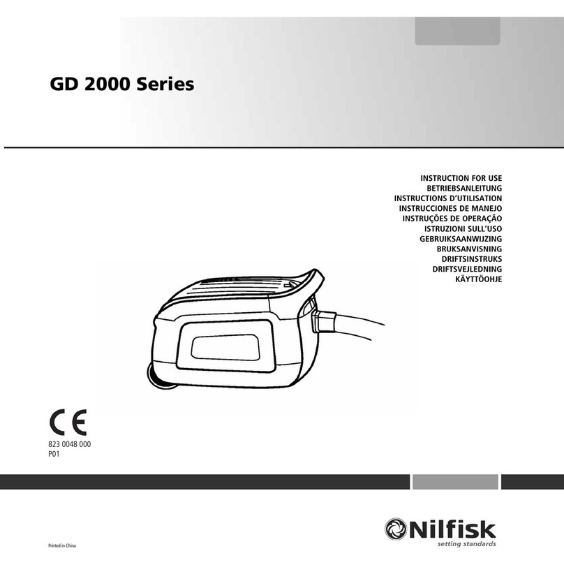 Nilfisk-Advance GD 2000 Series User manual