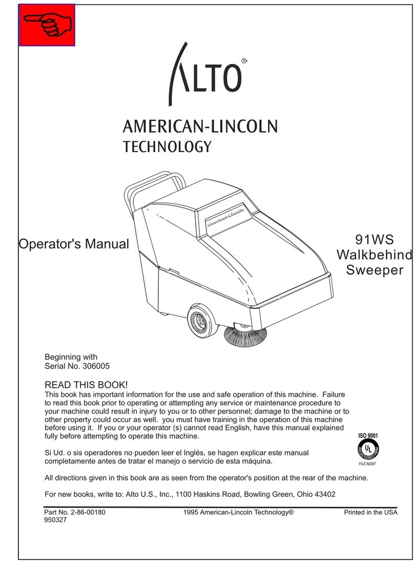 Alto 91WS Operator's manual