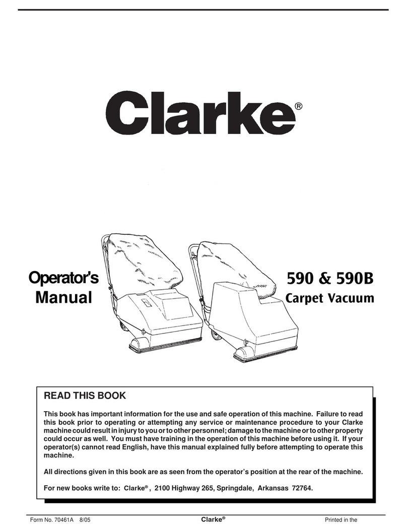 Clarke 590 Operator's manual