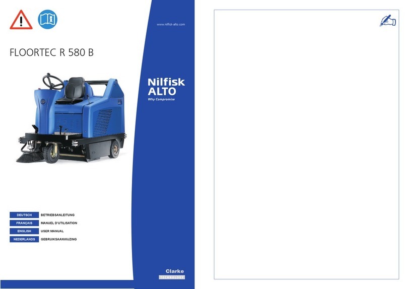 Nilfisk-ALTO FLOORTEC R 580 B user manual