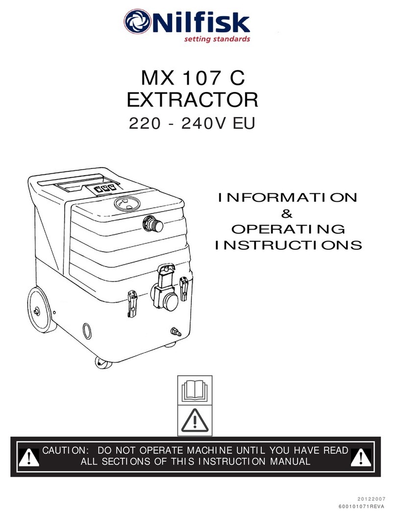 Nilfisk-Advance MX 107 C User manual