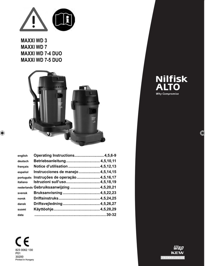Nilfisk-ALTO MAXXI WD 3 User manual