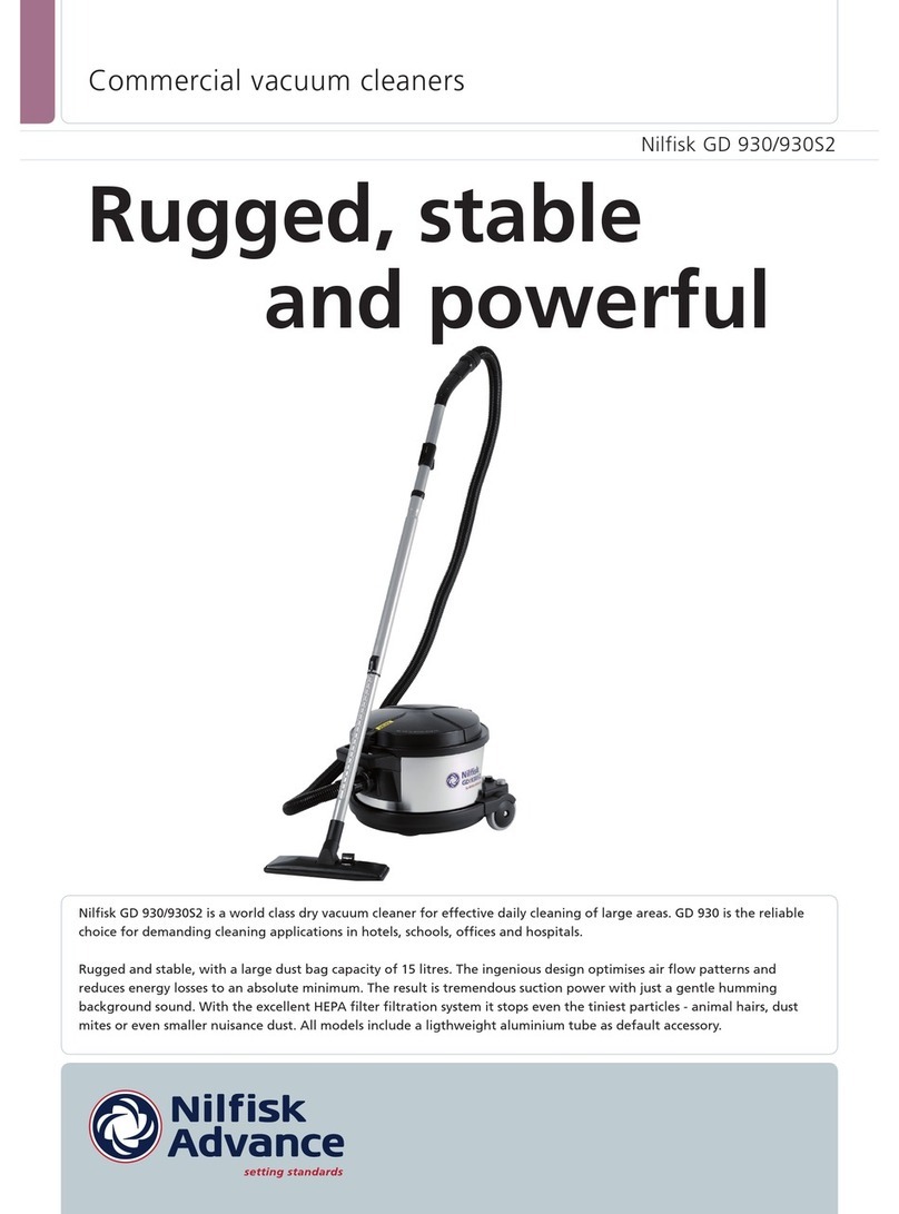 Nilfisk-Advance GD 930 User manual