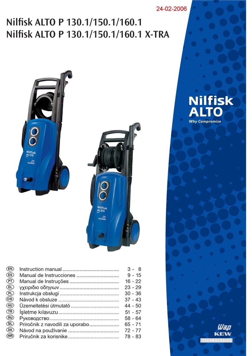 Nilfisk-ALTO P 160.1 User manual