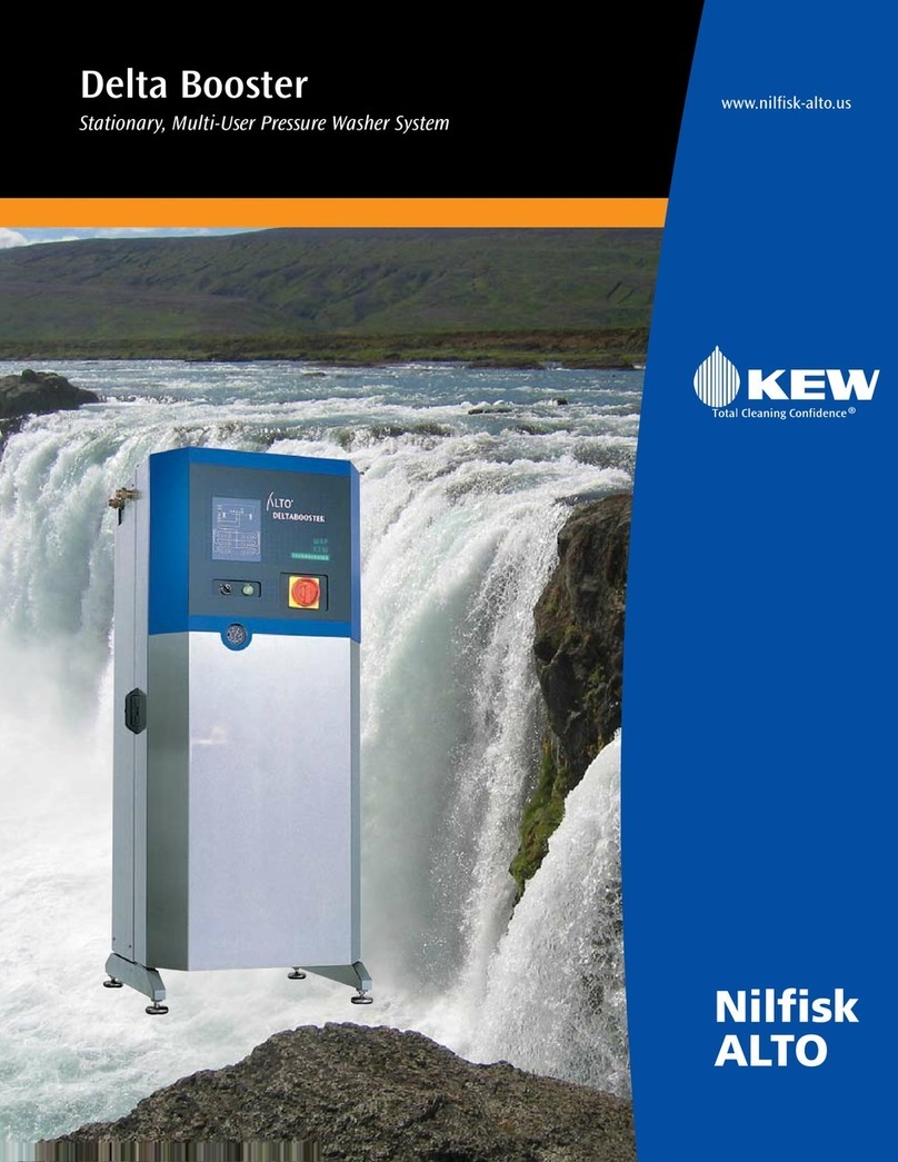 Nilfisk-ALTO Multi-User Pressure Washer System User manual
