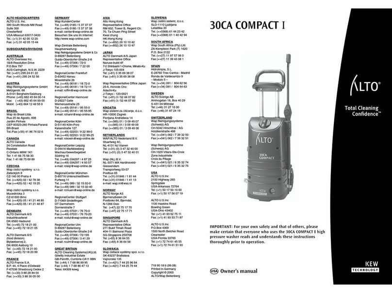 Alto Kew 30CA COMPACT I owner's manual