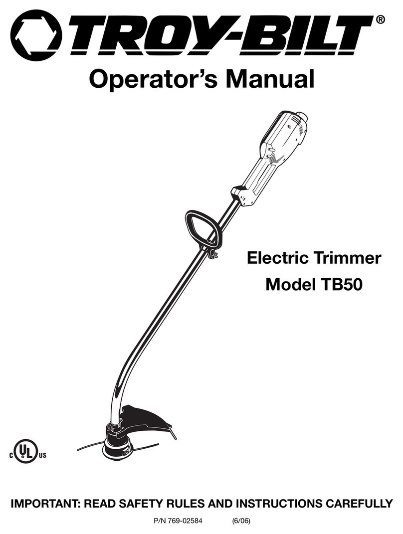 Troy-Bilt TB50 Operator's manual