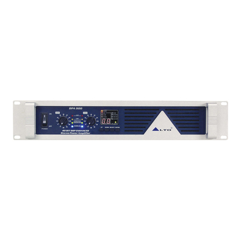 Alto DPA900/1500 User manual