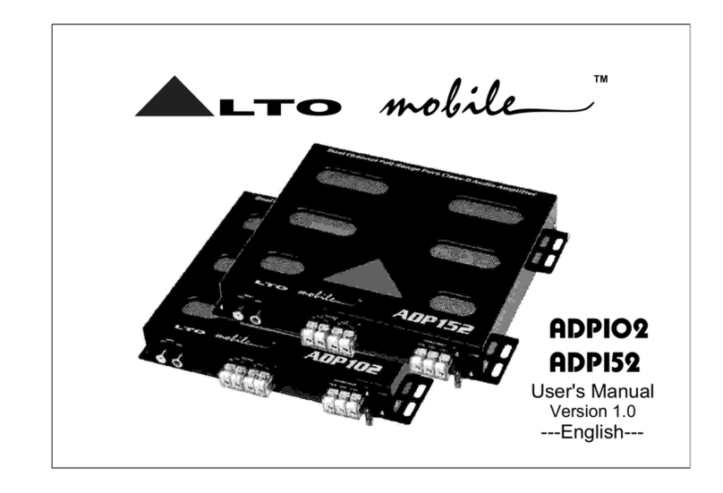 Alto ADP102 user manual
