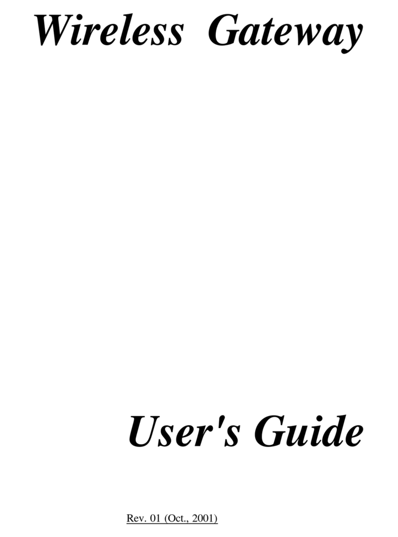 Nlynx Wireless Gateway User manual