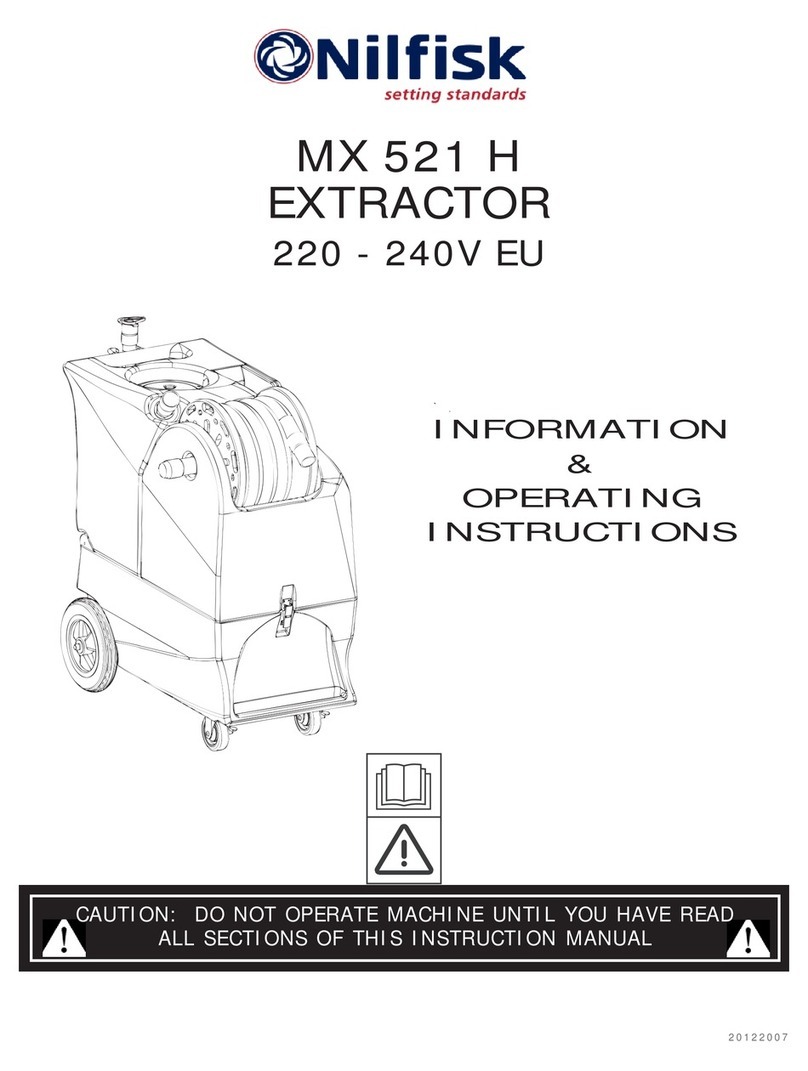 Nilfisk-Advance MX 521 H User manual Nilfisk-Advance MX 521 H User manual