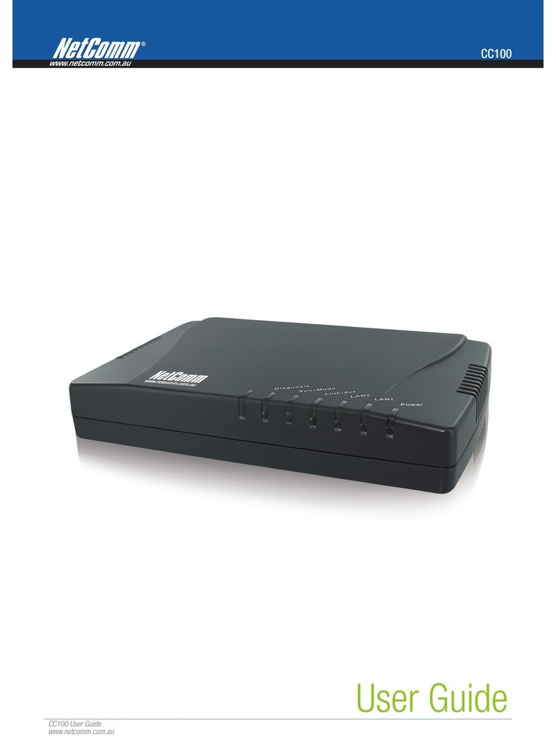 NetComm CC100 User manual NetComm CC100 User manual