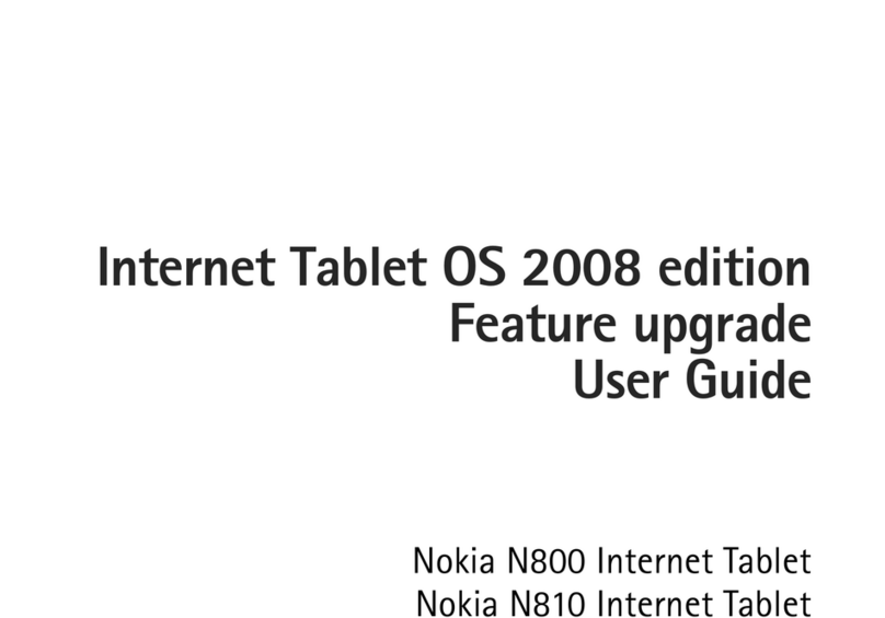 Nokia N800 - Internet Tablet - OS 2007 User manual Nokia N800 - Internet Tablet - OS 2007 User manual