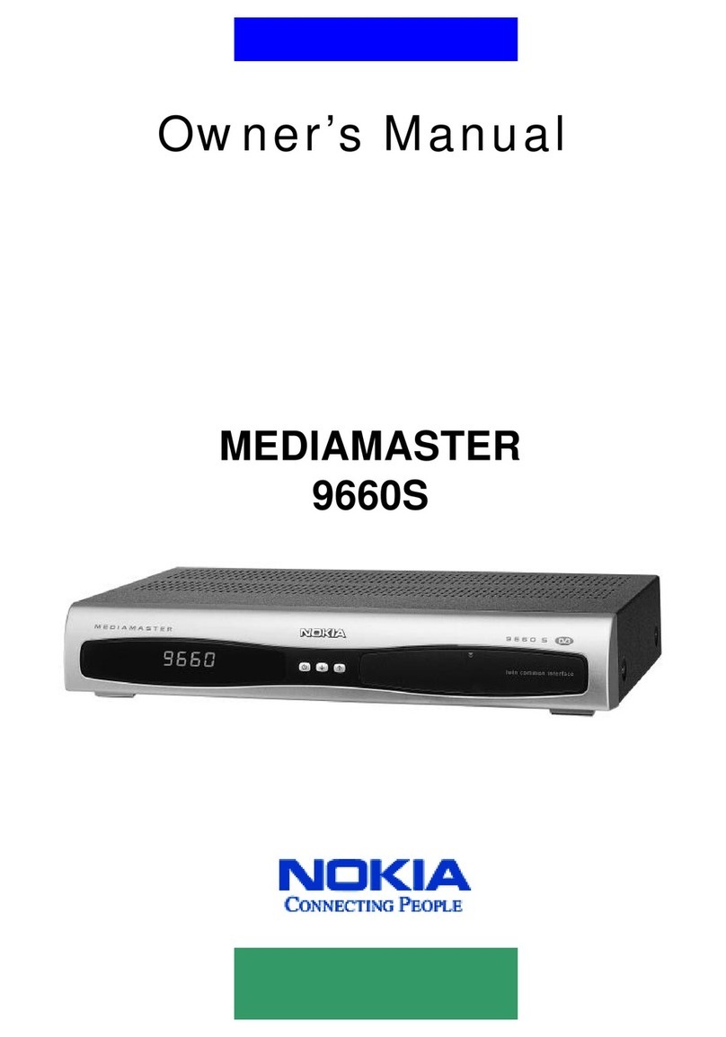 Nokia Mediamaster 9660S owner's manual