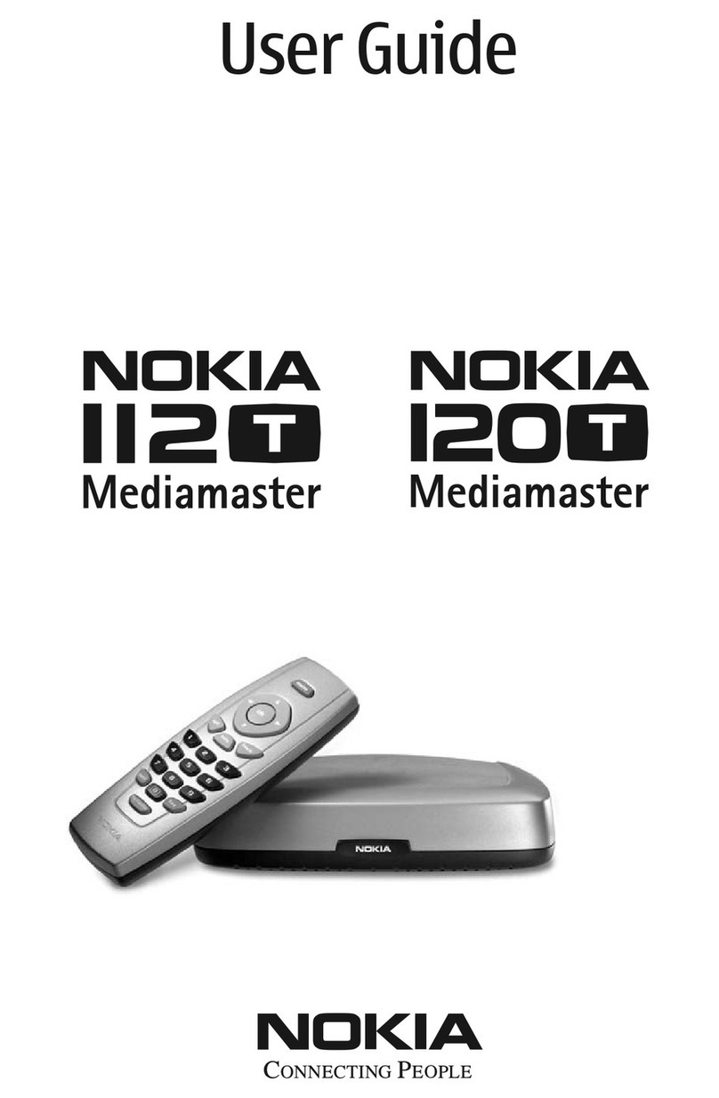Nokia Mediamaster 120T user guide