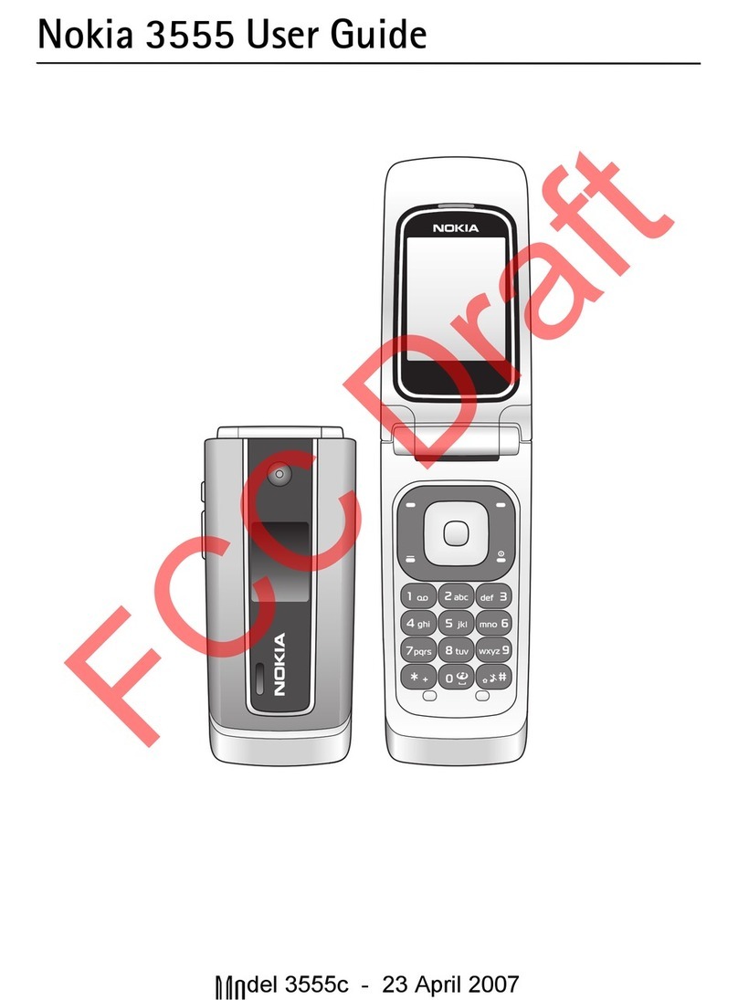 Nokia Cellphone 3555c User manual