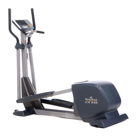 NordicTrack CX 938 elliptical exerciser 30621.0 User manual
